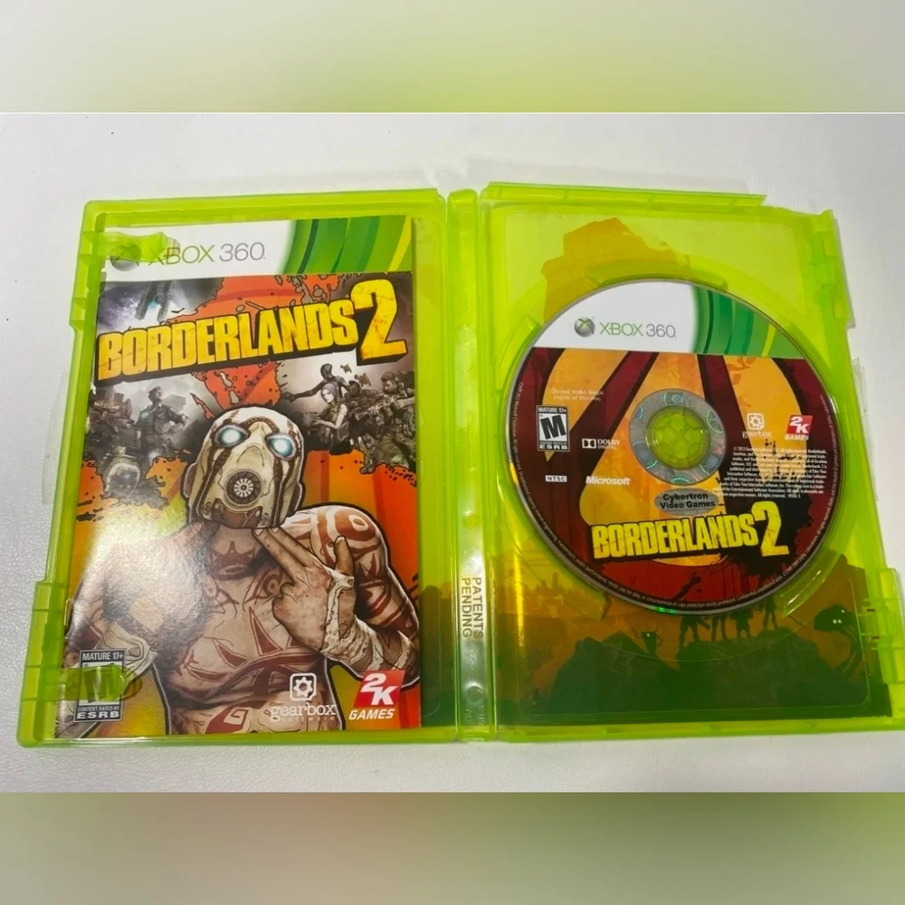 Microsoft Xbox 360 Borderlands 2 - Green Case